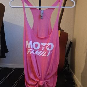 Next Level Apparel Vibrant Pink Tank